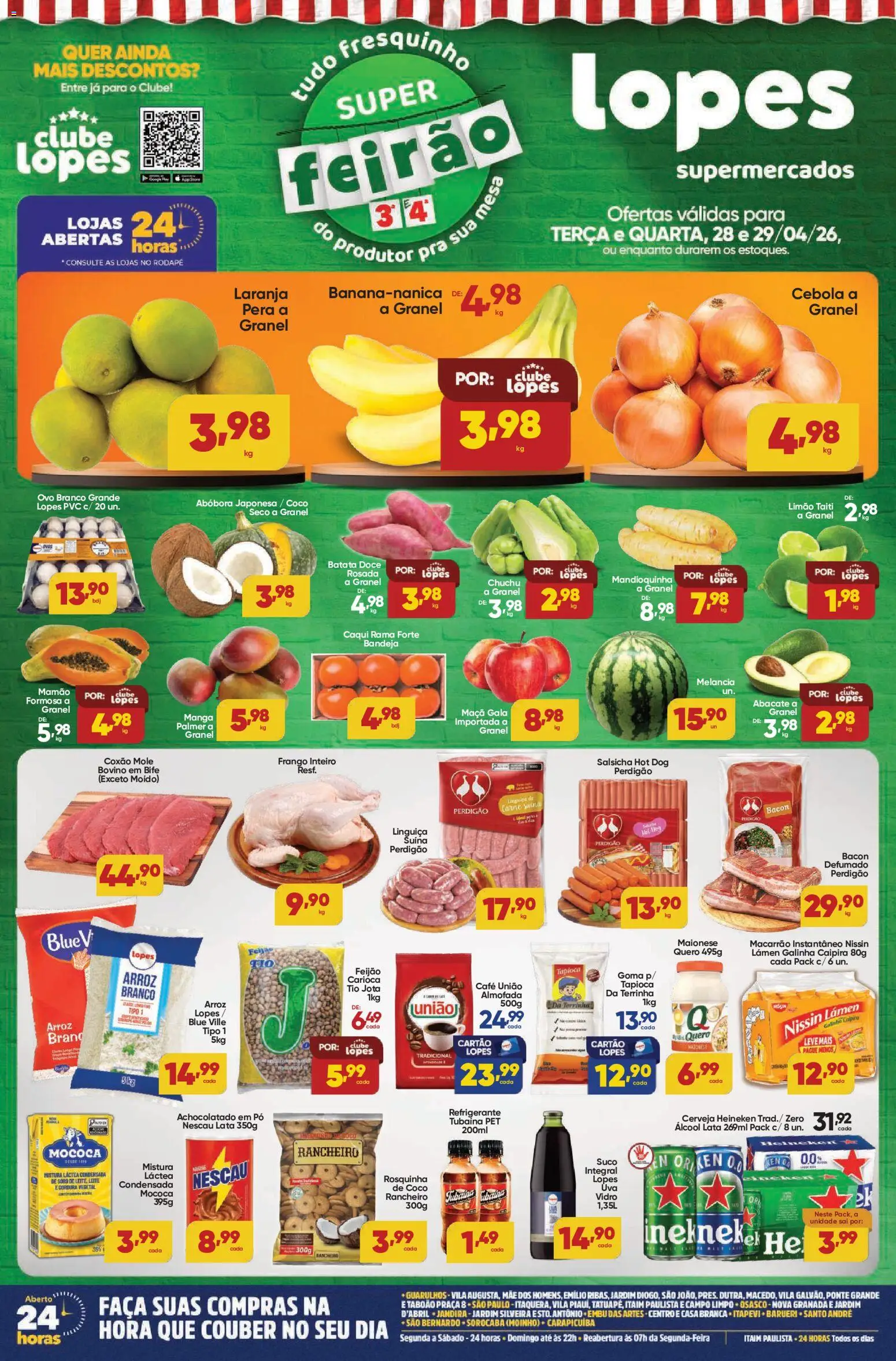 Pré-Visualização do folheto "Lopes Supermercados - Ofertas da semana" da loja Lopes Supermercados válido a partir de 28/04/2026