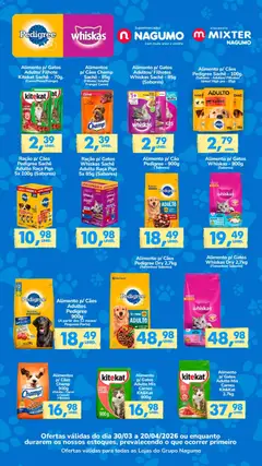 Pré-Visualização do folheto "Nagumo ofertas Pets" da loja Nagumo válido a partir de 30/03/2026