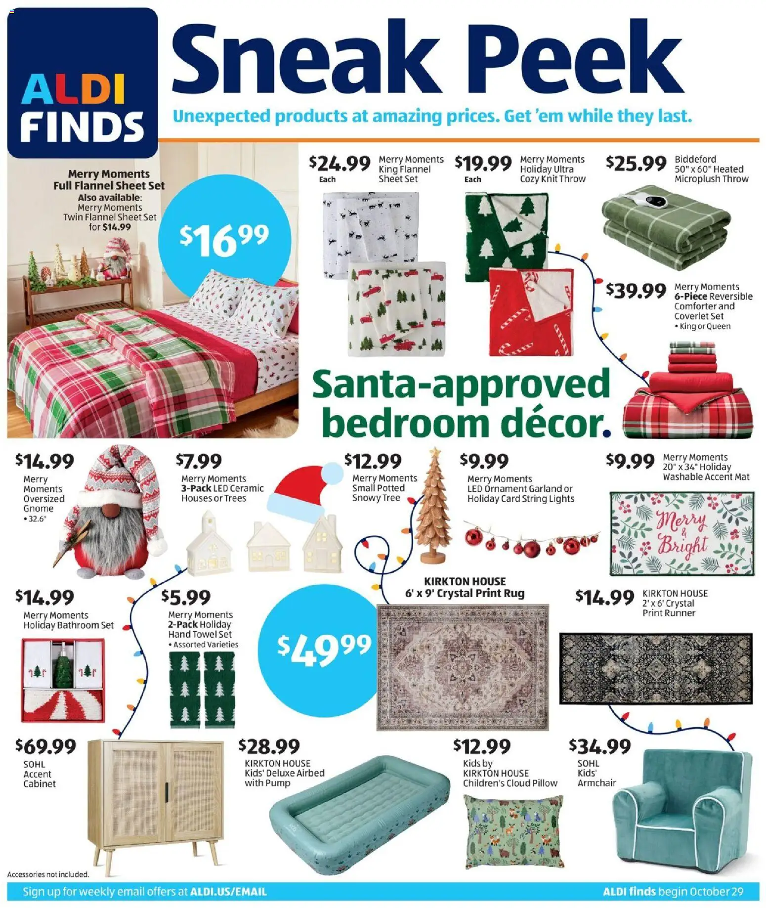Aldi Weekly Ad from 10/29/2025 - Flyer, Sales ad - Page number 1