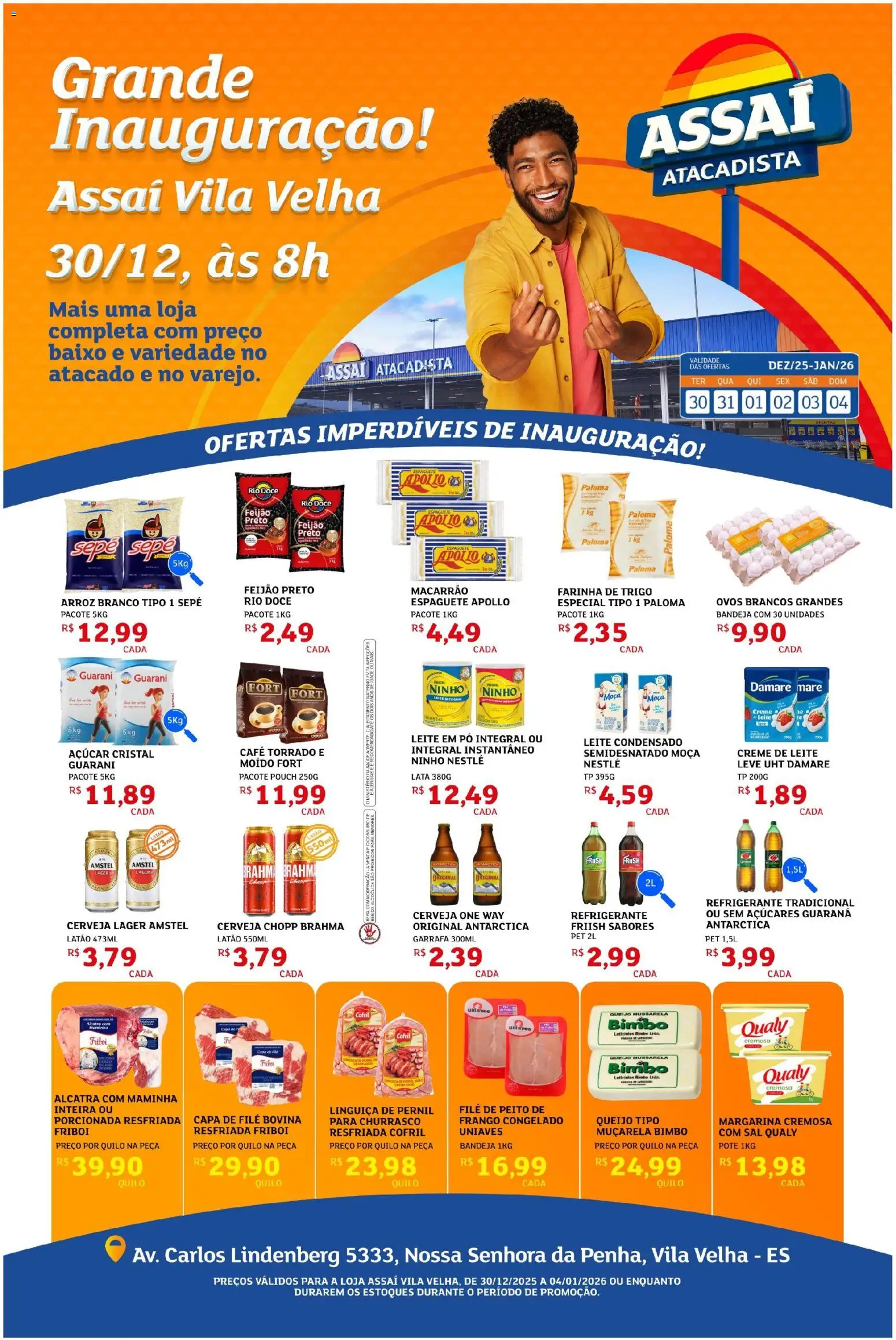 Pré-Visualização do folheto "Encarte - ES" da loja Assaí Atacadista válido a partir de 30/12/2025