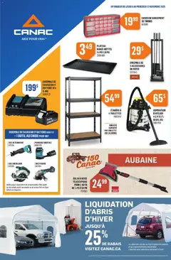 Preview of leaflet Circulaire from shop Canac is valid from Nov 06, 2025