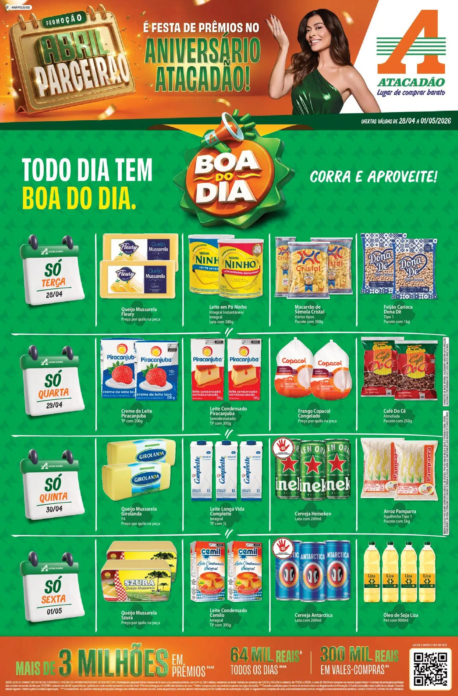 Pré-Visualização do folheto "Atacadão ofertas - GO" da loja Atacadão válido a partir de 28/04/2026