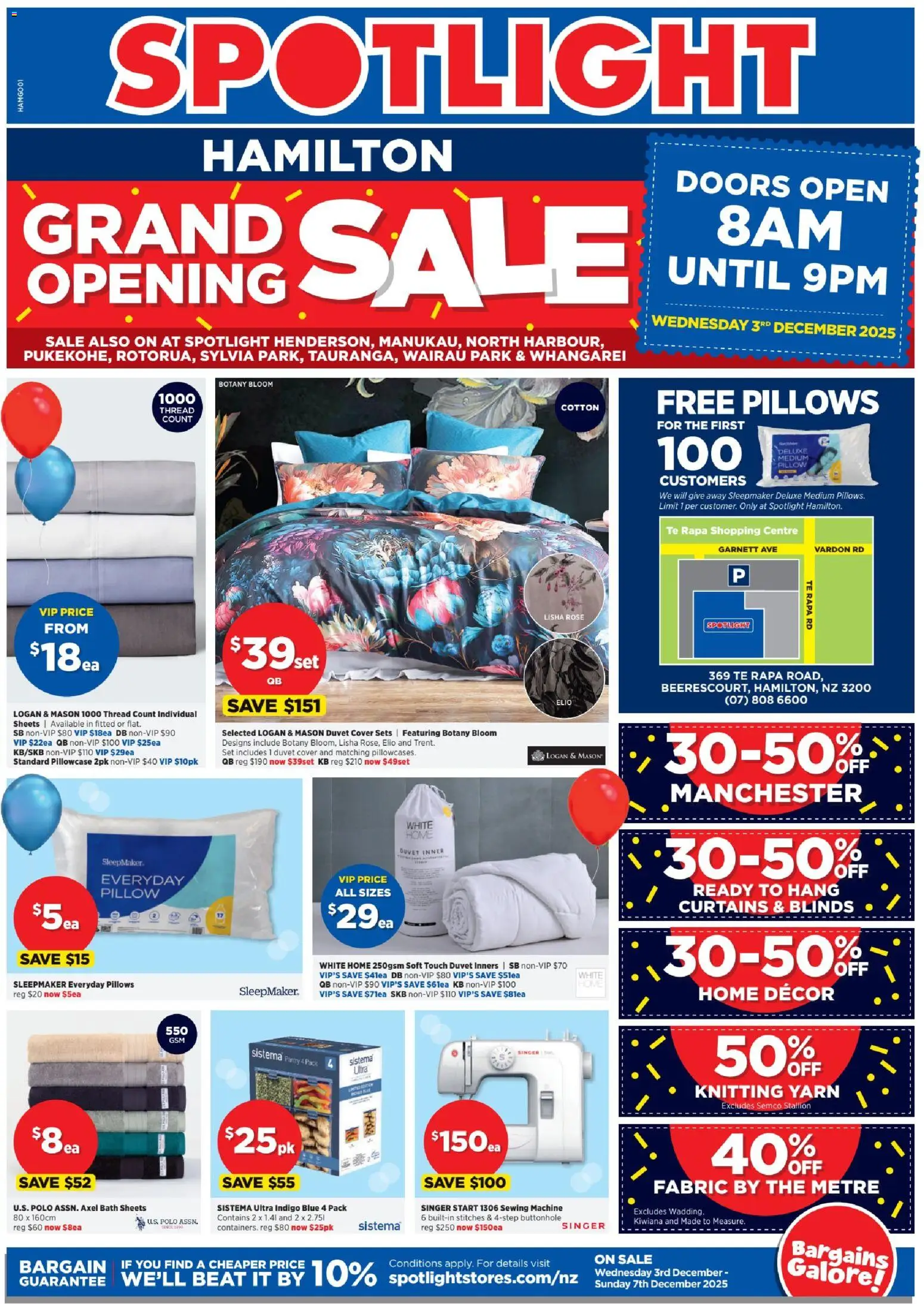 Preview of catalogue Catalogue from shop Spotlight valid 3 Dec 2025