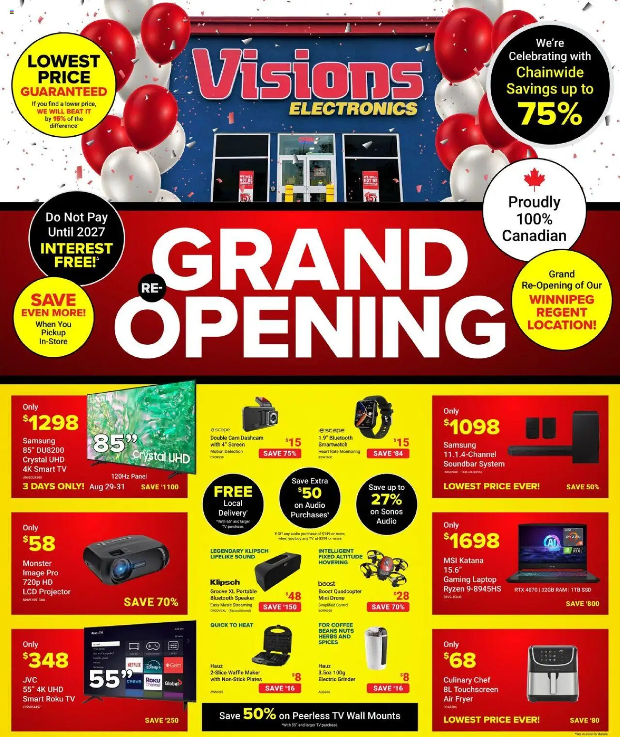 Visions flyer valid from Aug 29, 2025 - page number 1