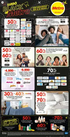  Vista previa del prospecto Black Friday del almacen Metro válida del 27/11/2025 al 03/01/2026 | Página: 10