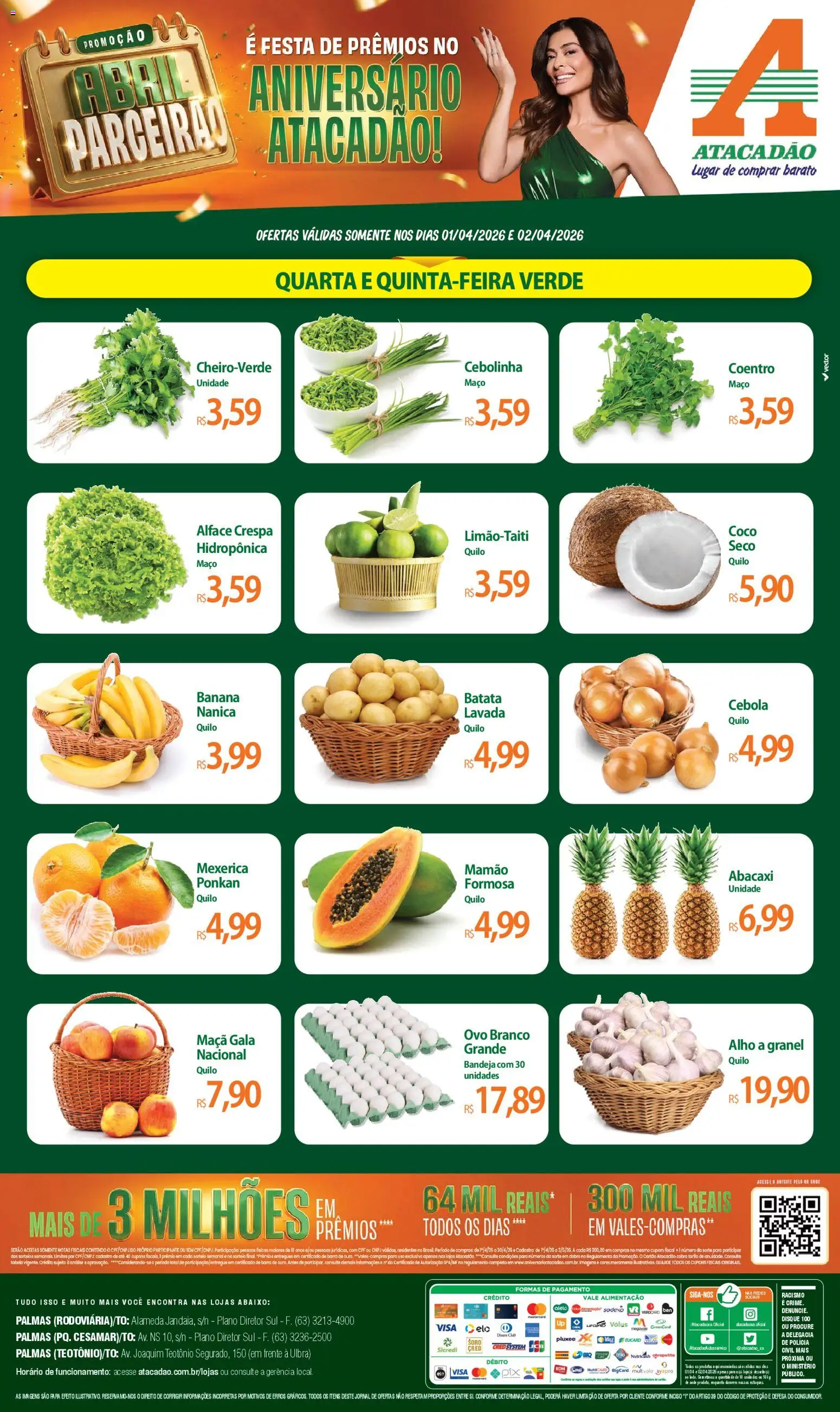 Pré-Visualização do folheto "Atacadão ofertas - TO" da loja Atacadão válido a partir de 01/04/2026
