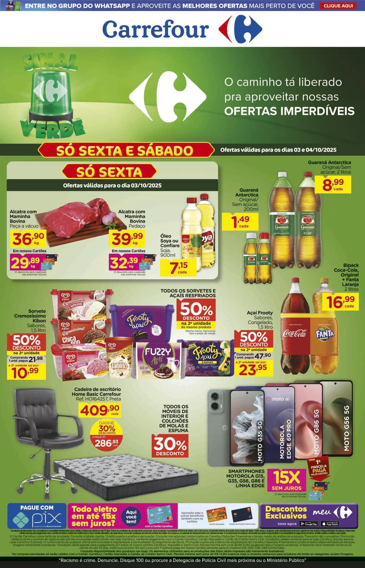 Carrefour folheto "Ofertas da semana" válido a partir de 03/10/2025 - número de página 1