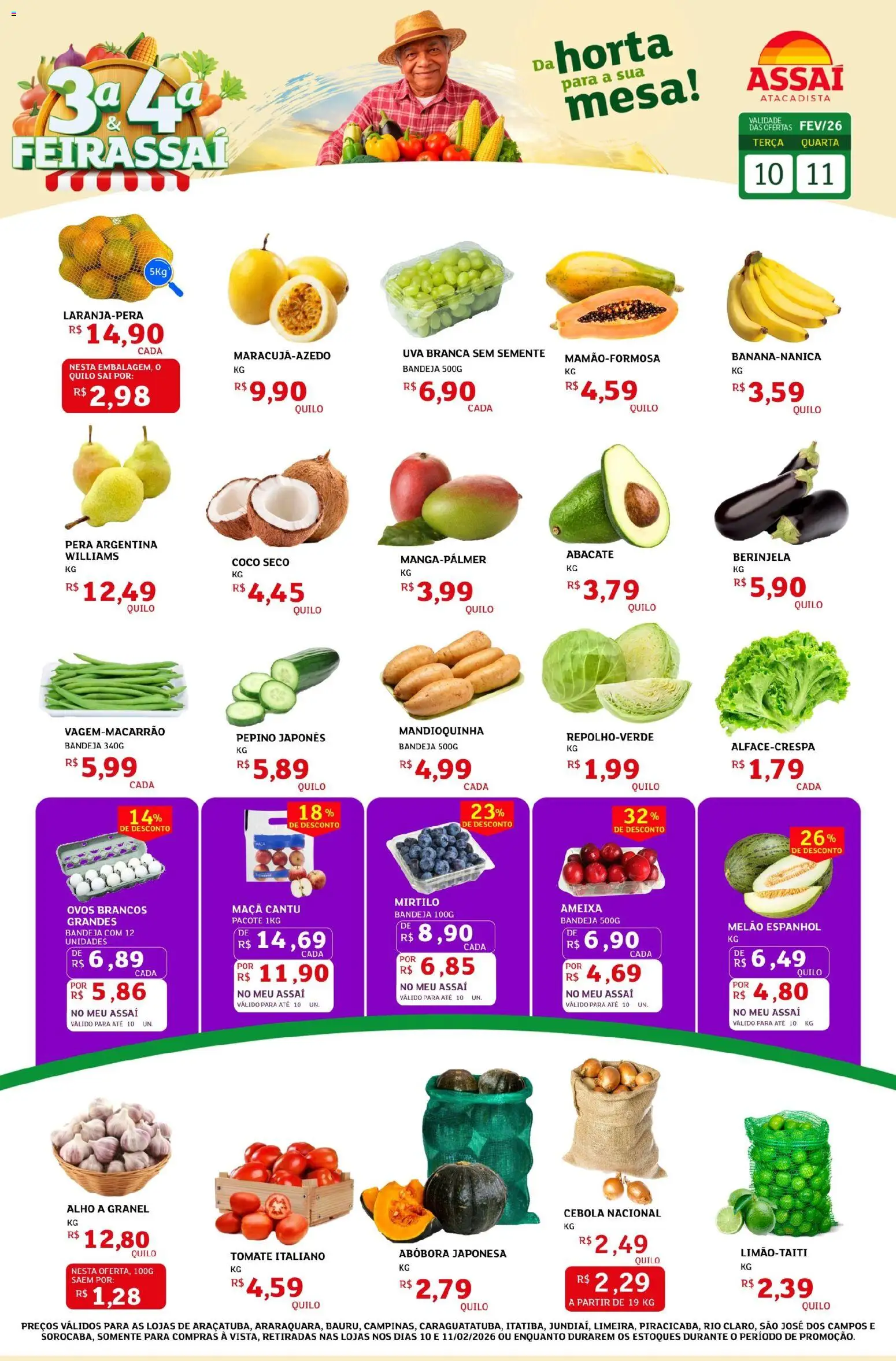 Pré-Visualização do folheto "Encarte - SP" da loja Assaí Atacadista válido a partir de 10/02/2026