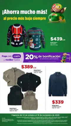 Vista previa las ofertas de la tienda Bodega Aurrerá - Folleto Ahorra mucho más desde el 14/10/2025 