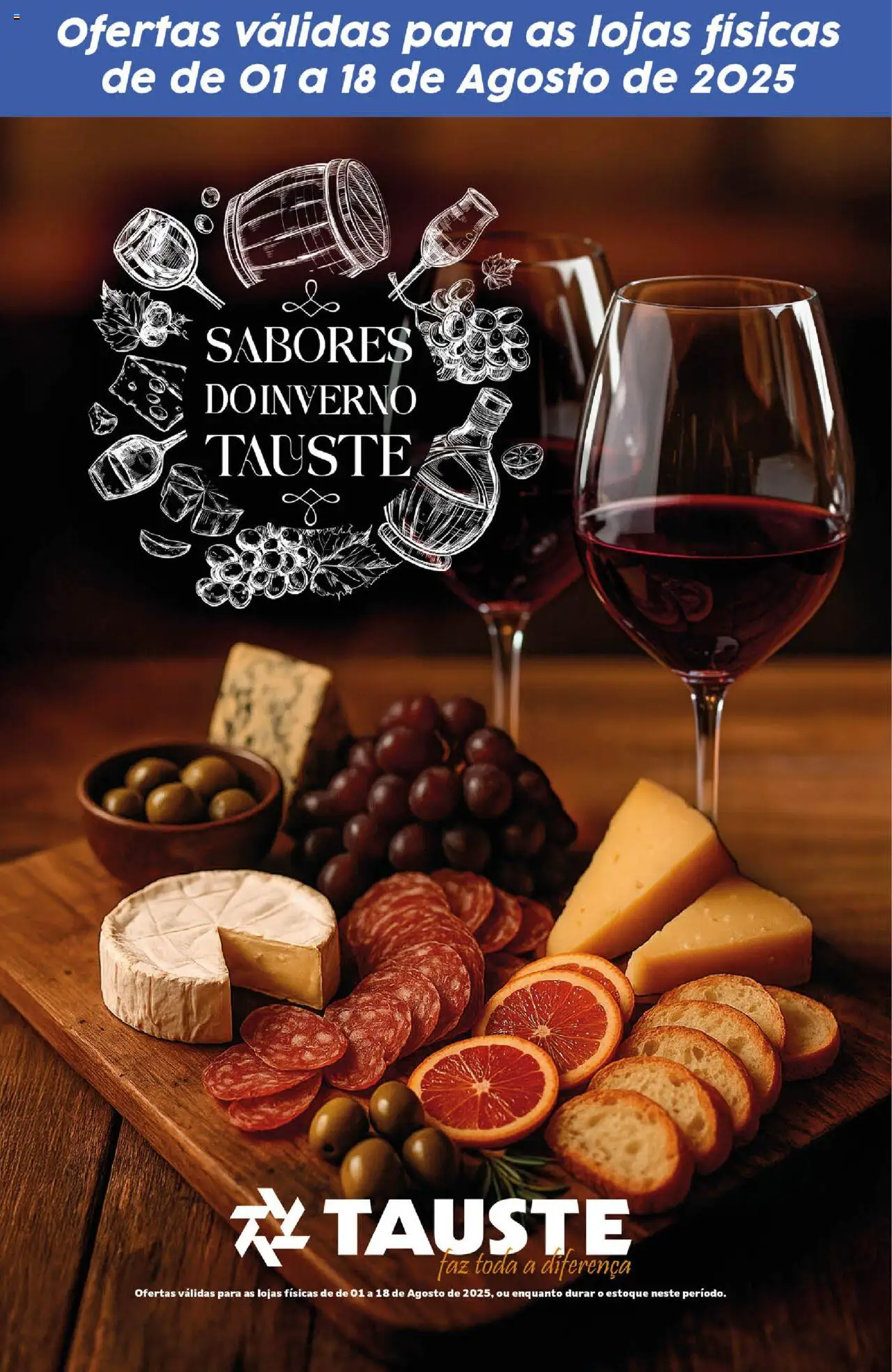 Tauste folheto "Ofertas Especial Sabores do Inverno Tauste" válido a partir de 01/08/2025 - número de página 1