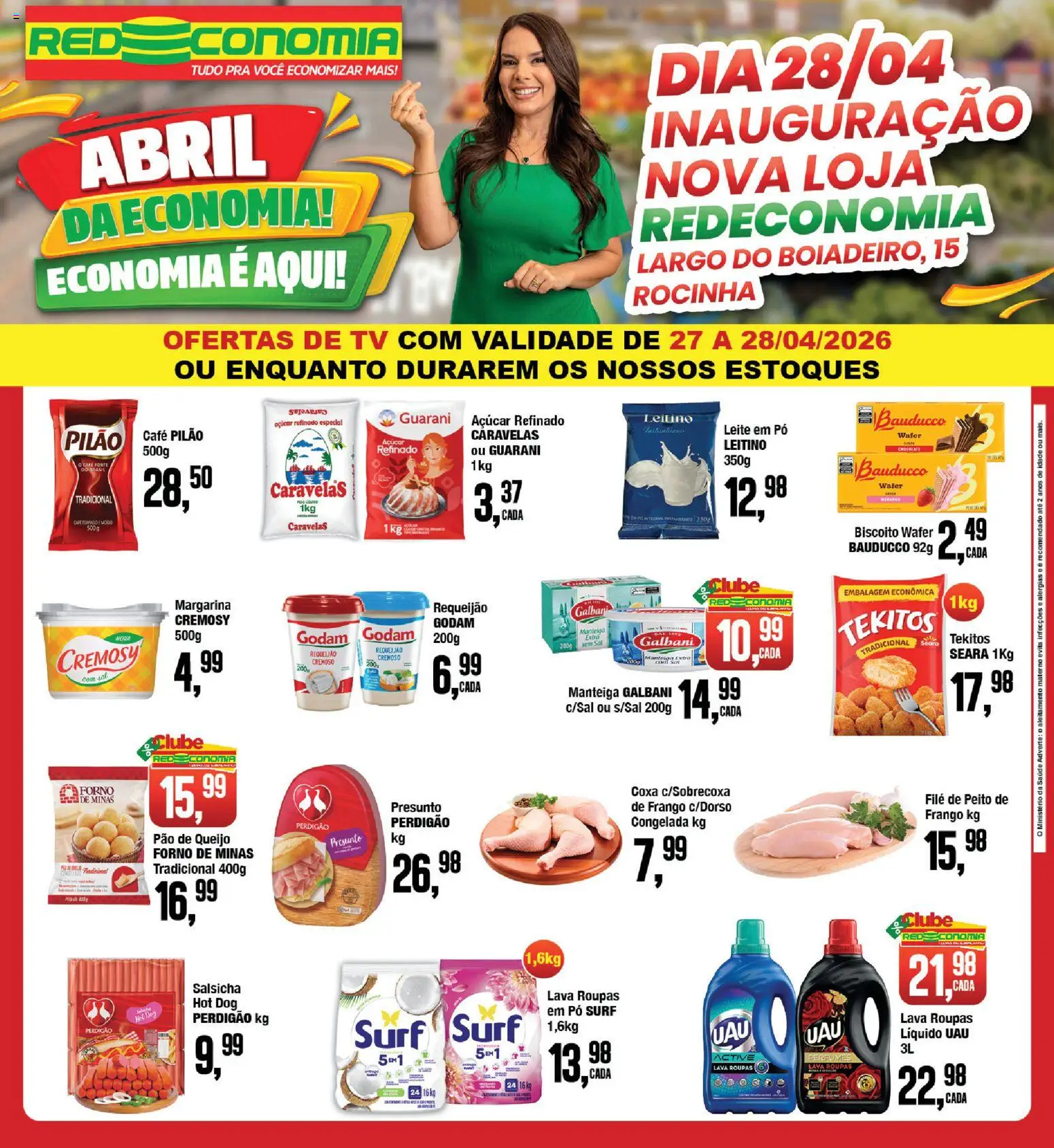 Pré-Visualização do folheto "RedEconomia ofertas" da loja RedEconomia válido a partir de 27/04/2026