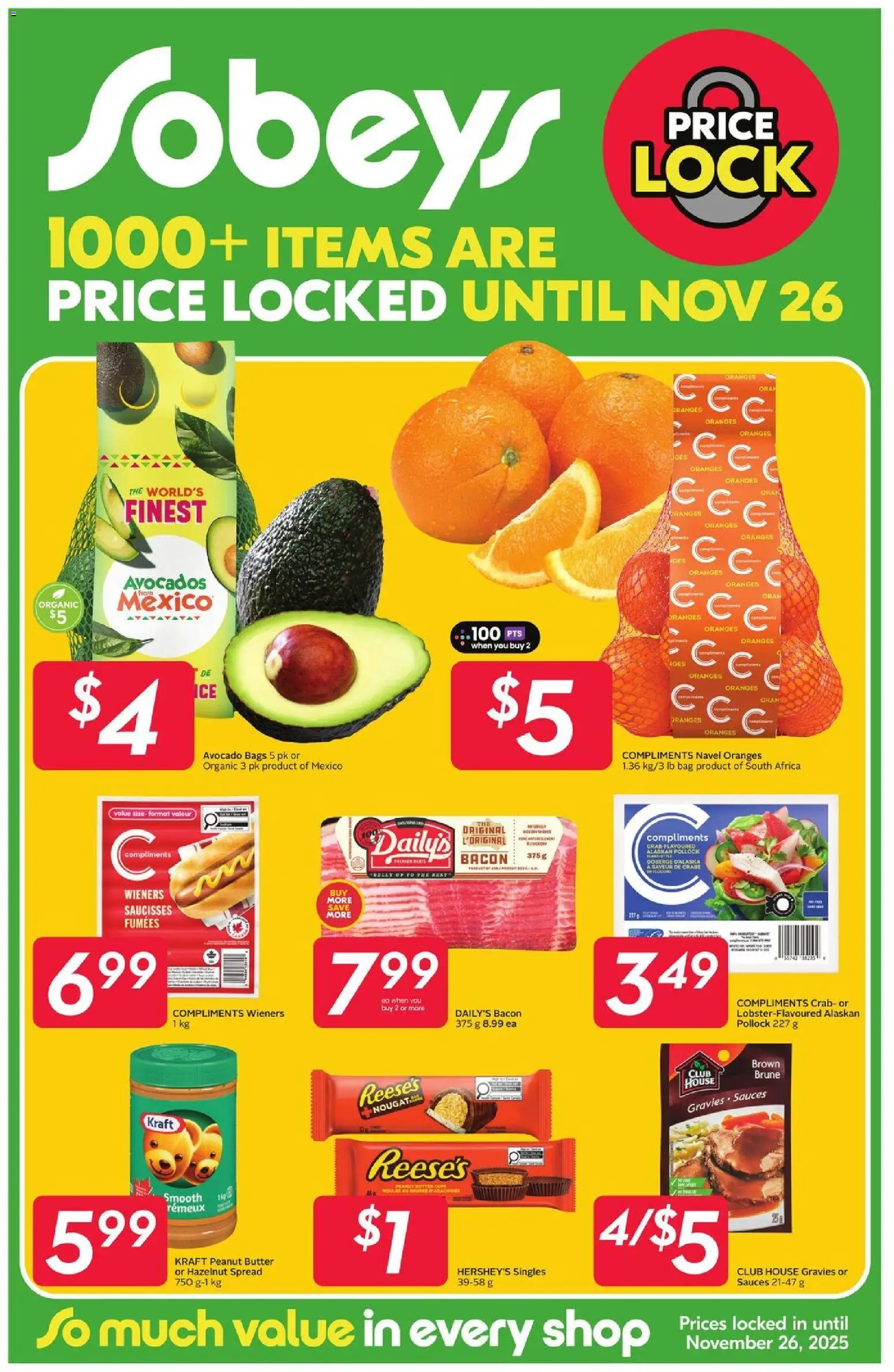 Sobeys flyer valid from Oct 23, 2025 - page number 1