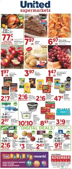Ad Preview of United Supermarkets Weekly Ad from 11/11/2025 | Page: 1