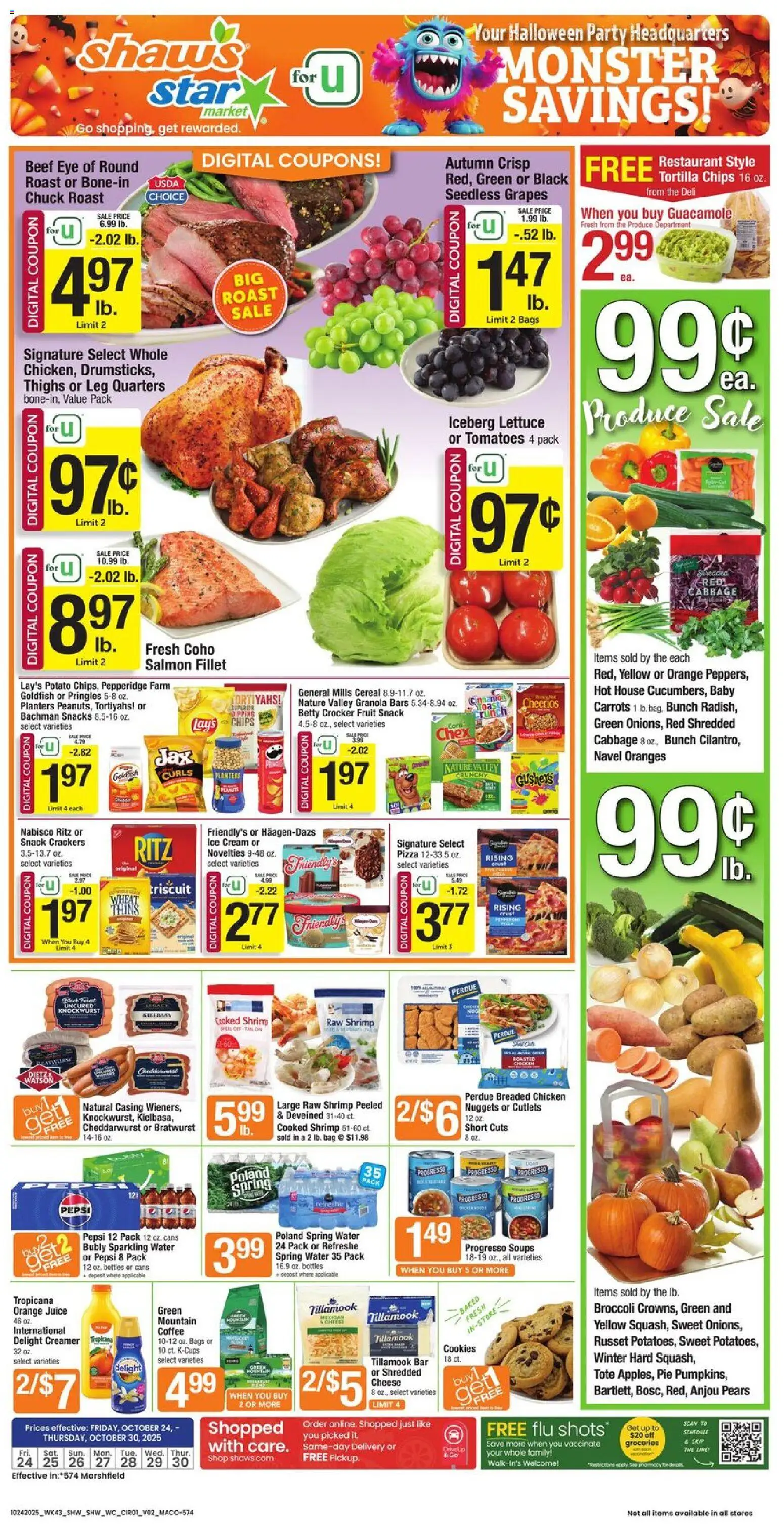 Star Market Weekly Ad - MA from 10/24/2025 - Flyer - Page number 1
