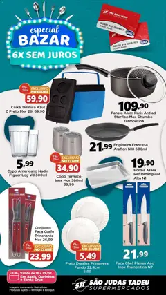 Pré-Visualização do folheto "Ofertas Bazar" da loja São Judas Tadeu válido a partir de 16/02/2026