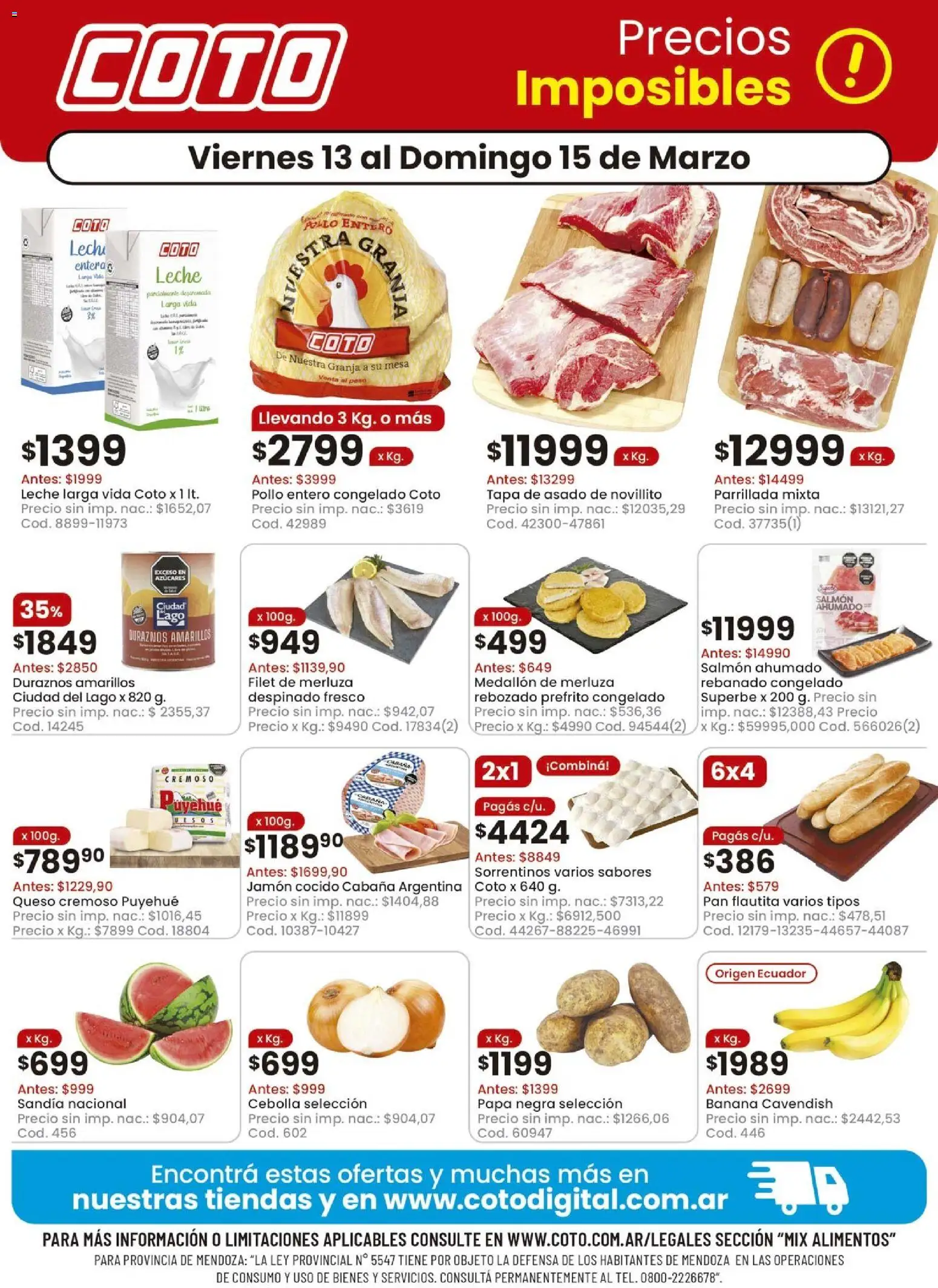 Vista previa del folleto de la tienda Coto válido desde el 13/03/2026 