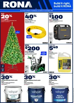 Preview of leaflet Weekly flyer / circulaire from shop Rona is valid from Oct 23, 2025