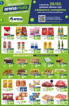 Pré-Visualização do folheto "Ofertas da semana" da loja Arena Atacado válido a partir de 02/02/2026
