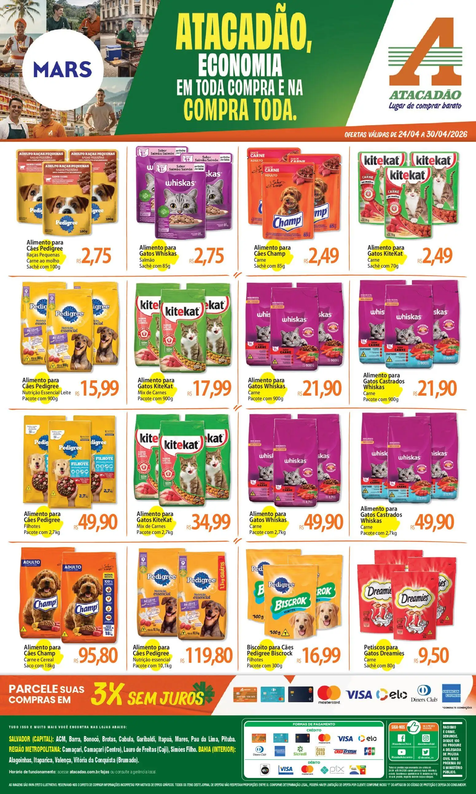 Pré-Visualização do folheto "Atacadão ofertas - BA" da loja Atacadão válido a partir de 24/04/2026