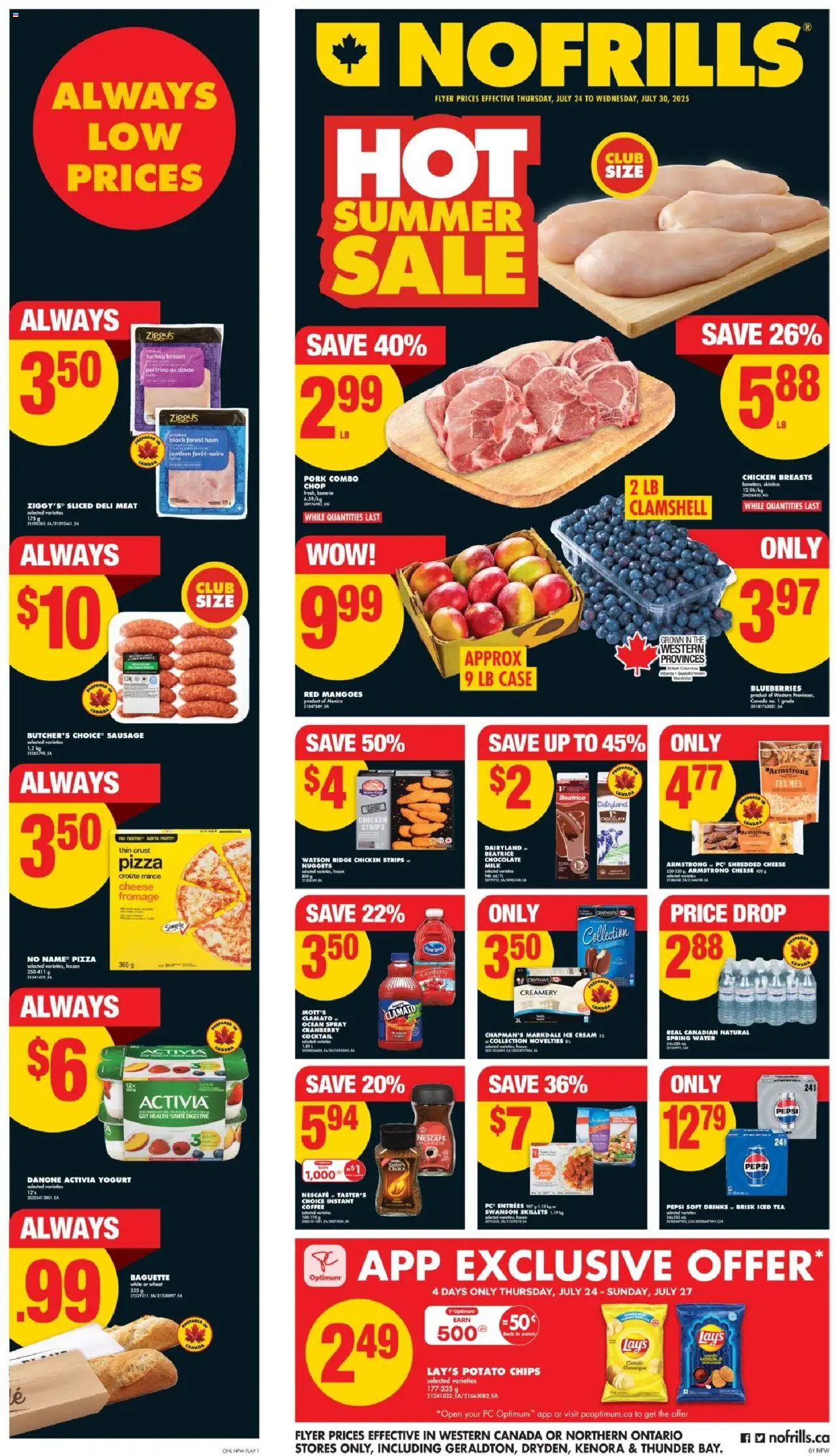 No Frills flyer valid from Jul 24, 2025 - page number 1
