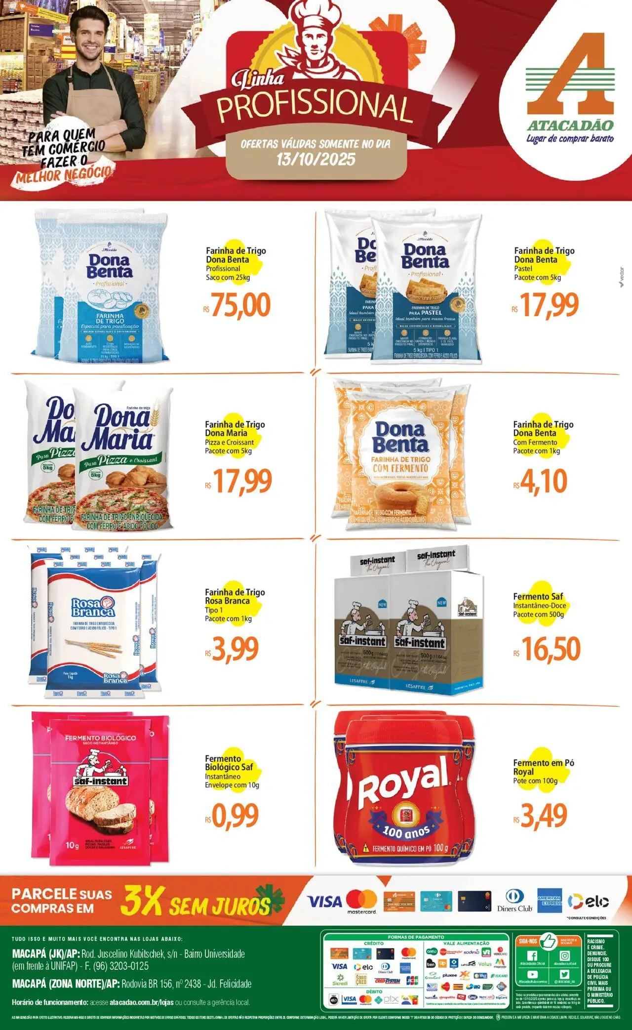 Atacadão folheto "Ofertas - AP" válido a partir de 13/10/2025 - número de página 1