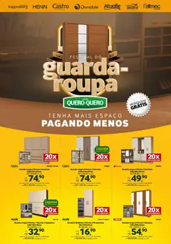 Pré-Visualização do folheto "Lojas Quero-Quero ofertas Festival do Guarda-roupa" da loja Lojas Quero-Quero válido a partir de 01/04/2026
