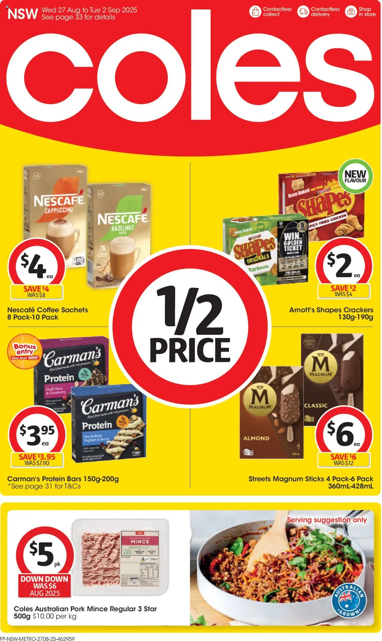 Coles catalogue valid from 27/08/2025 - page 1