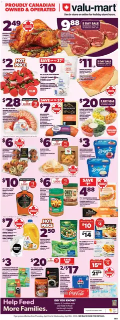 Preview of leaflet Valu Mart weekly flyer from shop Valu Mart is valid from Apr 02, 2026