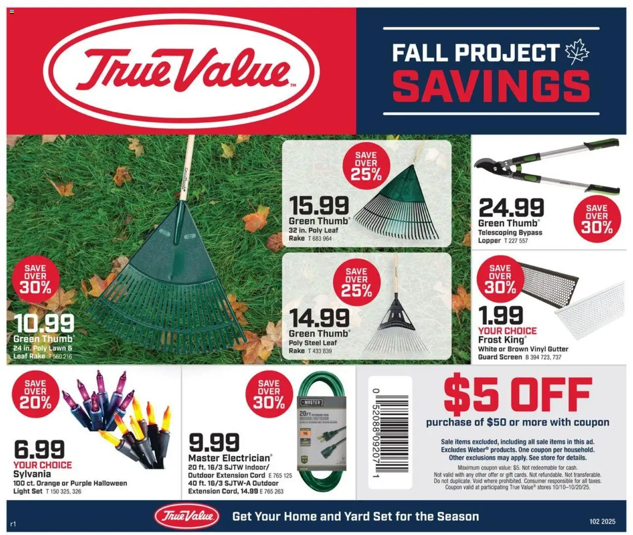 True Value Ad from 10/10/2025 - Flyer - Page number 1