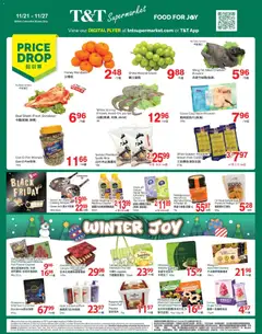 Preview of leaflet Weekly Flyer - BC from shop T&T Supermarket is valid from Nov 21, 2025