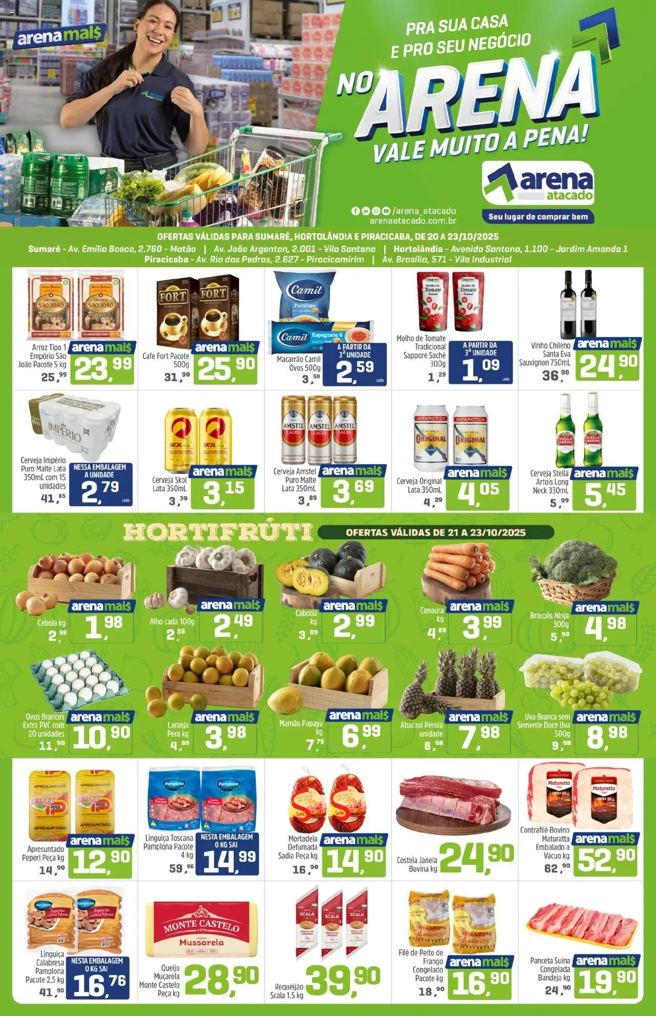 Arena Atacado folheto "Ofertas da semana" válido a partir de 20/10/2025 - número de página 1