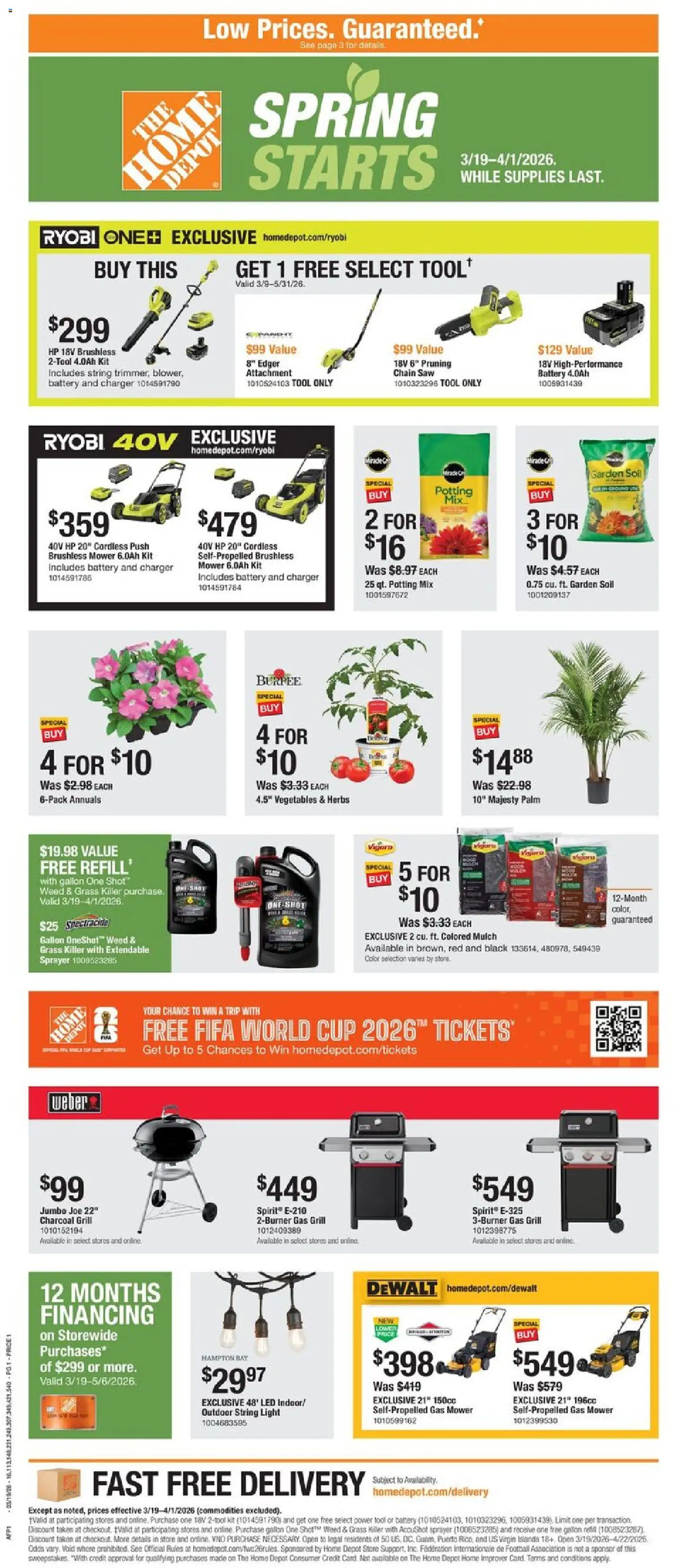 Ad Preview of Home Depot Home Depot Local Ad - TX from 03/19/2026