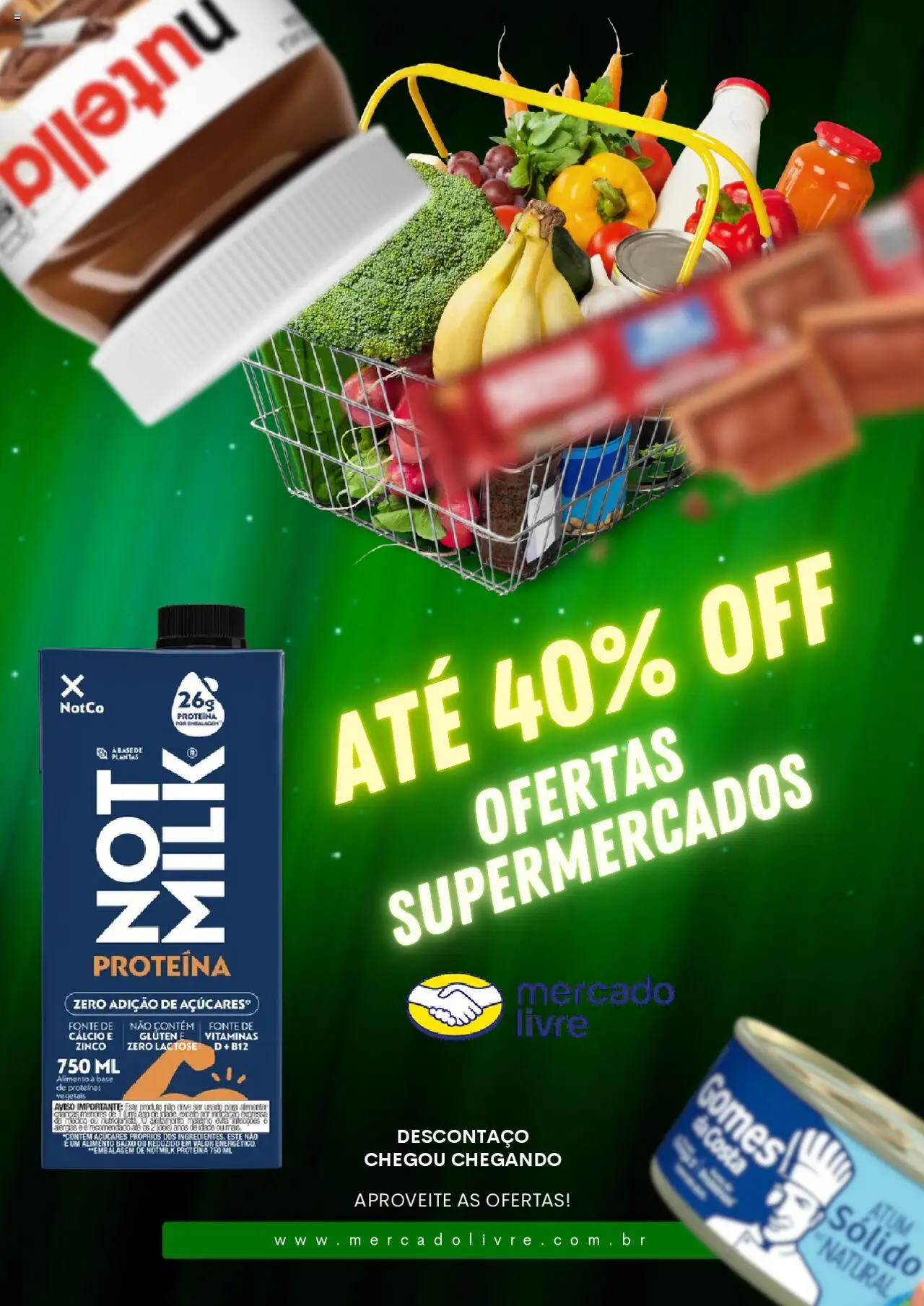 Mercado Livre folheto "Ofertas atuais" válido a partir de 19/08/2025 - número de página 1