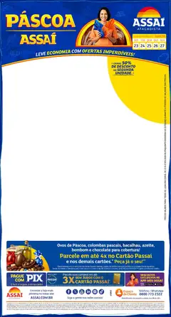 Pré-Visualização do folheto "Assaí Atacadista ofertas - CE" da loja Assaí Atacadista válido a partir de 04/04/2026