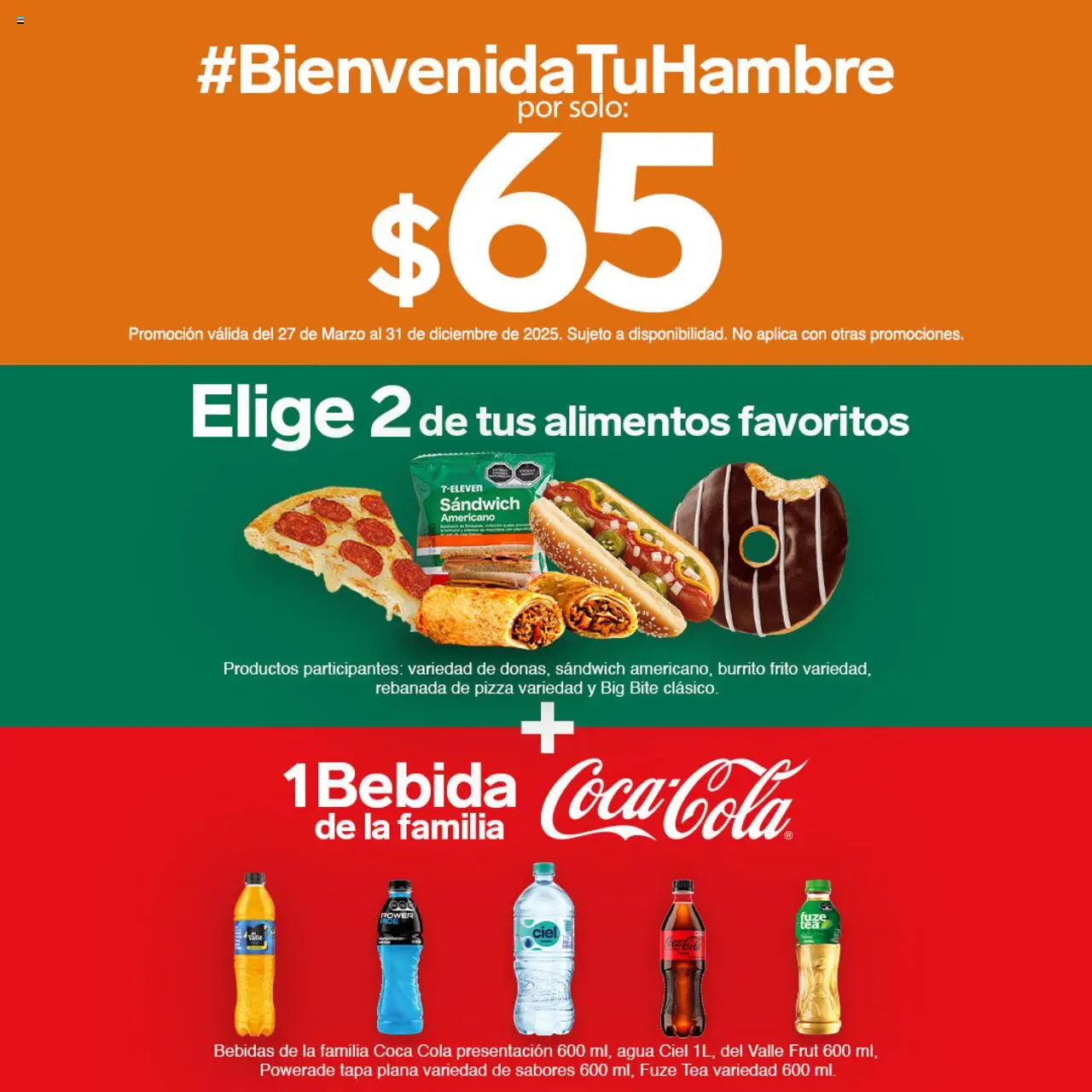 Folleto 7-Eleven y sus promociones válidas desde el 17/07/2025 - Número de página 1