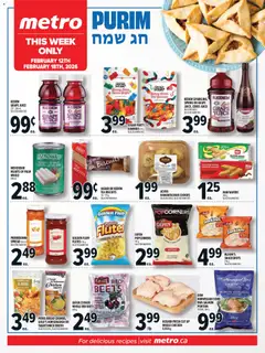 Preview of leaflet Purim from shop Metro is valid from Feb 12, 2026