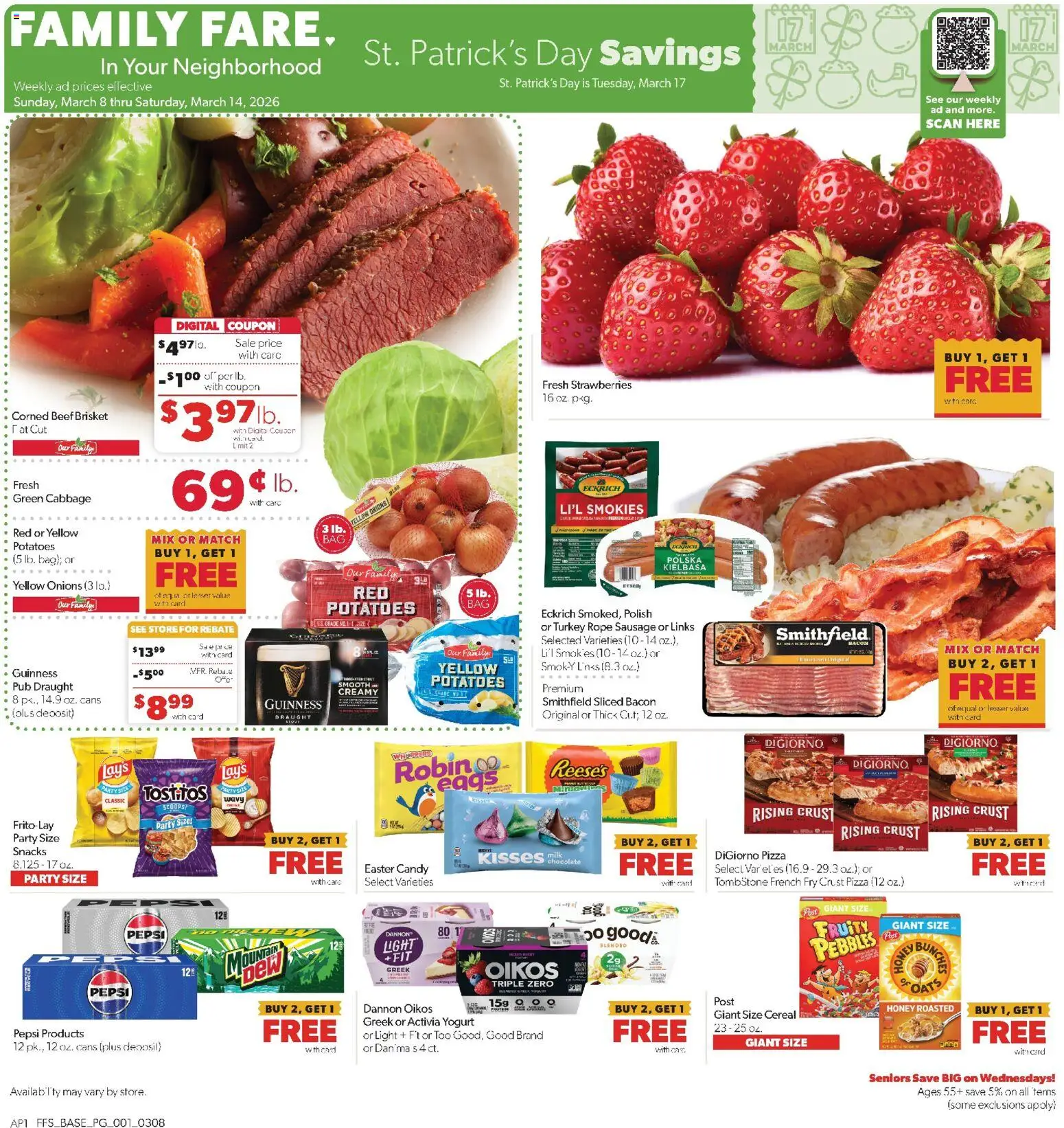 Ad Preview of Family Fare Family Fare Weekly Ad from 03/08/2026
