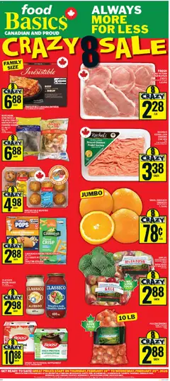 Preview of leaflet Ajax from shop Food Basics is valid from Feb 19, 2026
