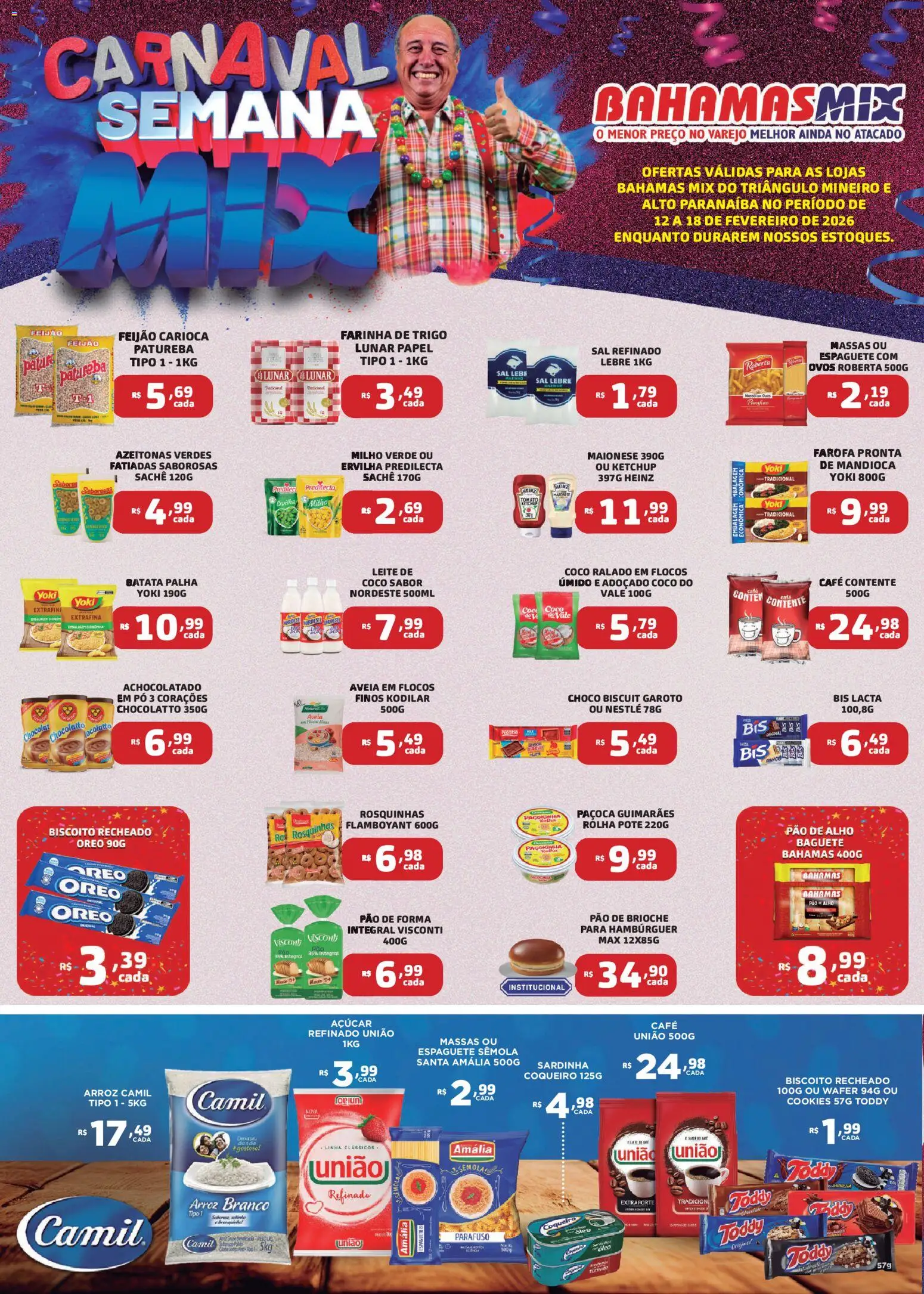Pré-Visualização do folheto "Ofertas da semana" da loja Bahamas Mix válido a partir de 12/02/2026
