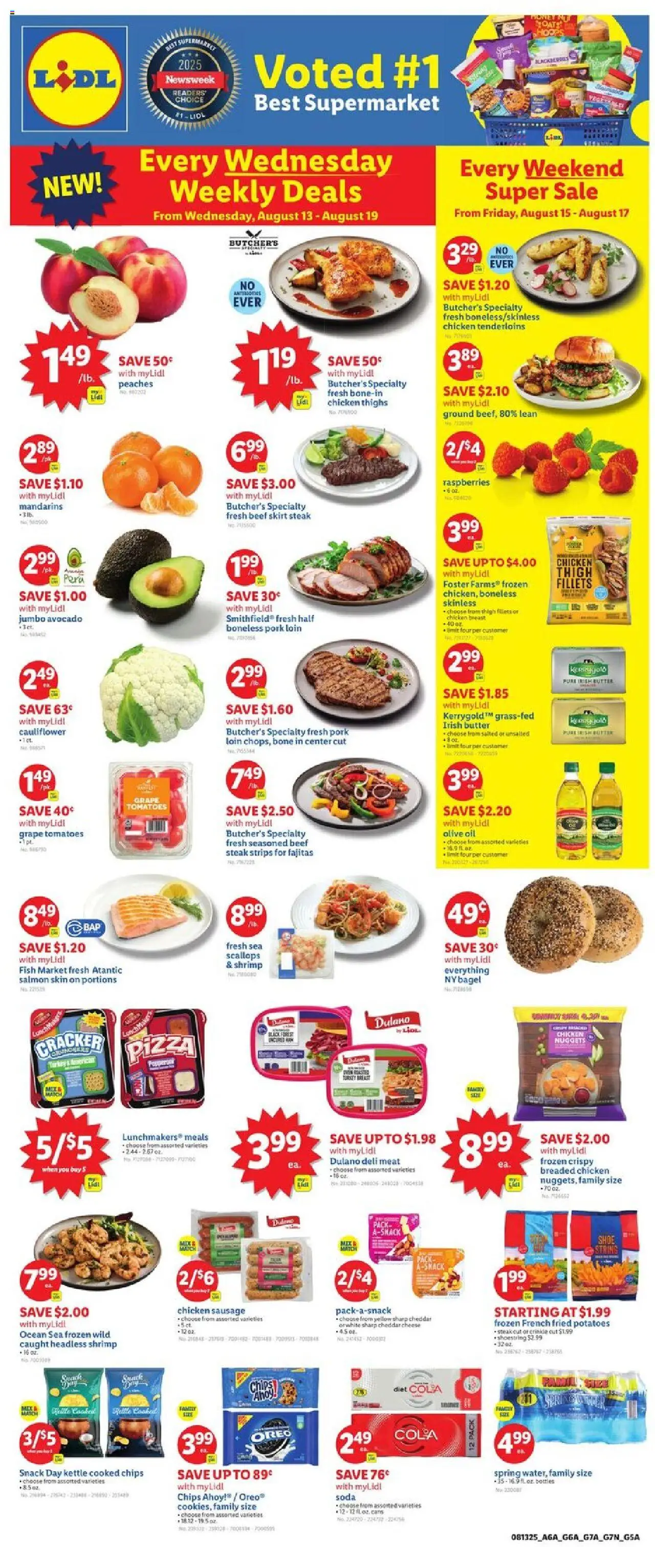 Lidl Weekly Ad - GA from 08/13/2025 - Circular, Weekly flyer - Page number 1