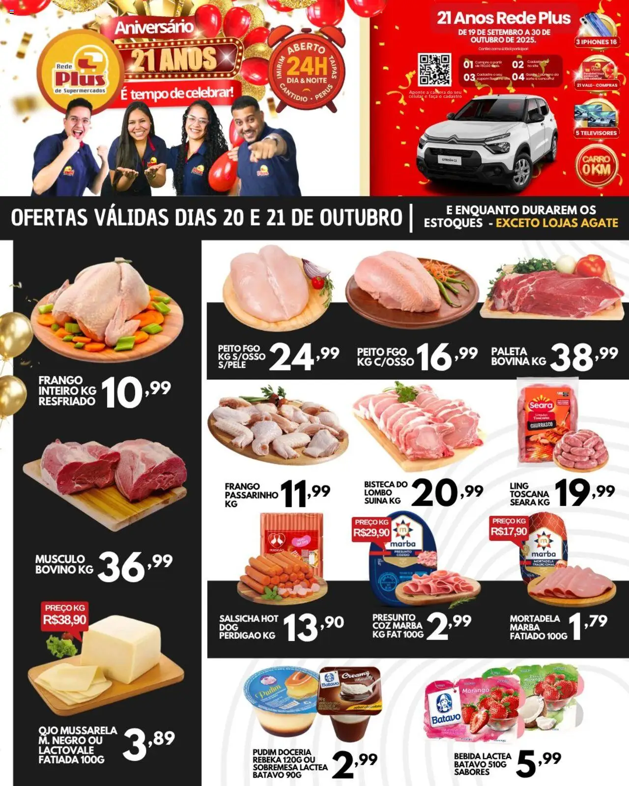 Rede Plus Supermercados folheto "Ofertas da semana" válido a partir de 20/10/2025 - número de página 1