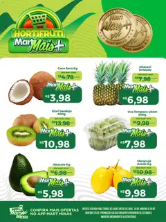 Pré-Visualização do folheto "Ofertas Hortifruti" da loja Mart Minas válido a partir de 14/01/2026