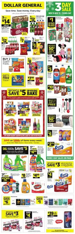 Ad Preview of Dollar General Weekly Ad - TX from 11/09/2025