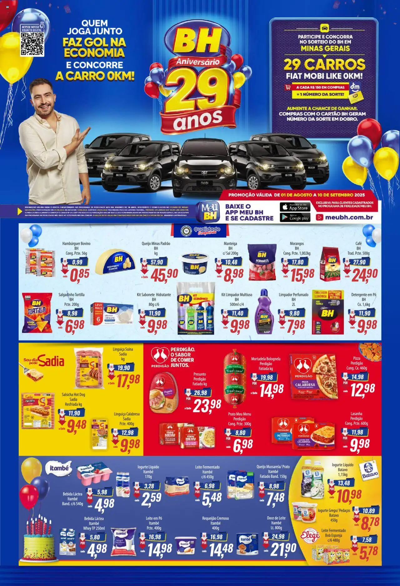 Supermercados BH folheto "Ofertas da semana" válido a partir de 21/08/2025 - número de página 1
