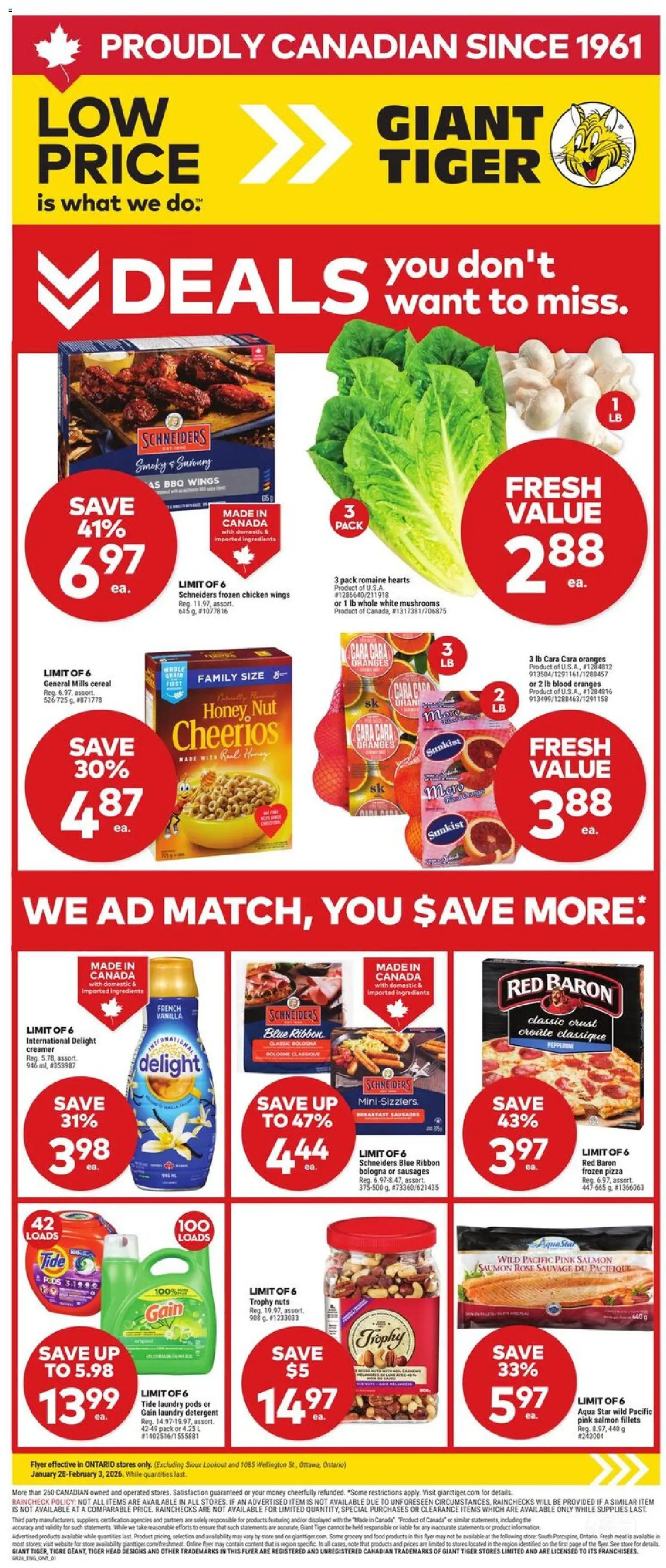Preview of leaflet Weekly Flyer from shop Giant Tiger is valid from Jan 28, 2026