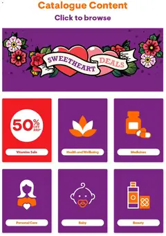 Preview of catalogue Sweetheart Deals from shop Discount Drug Stores valid 10/02/2026