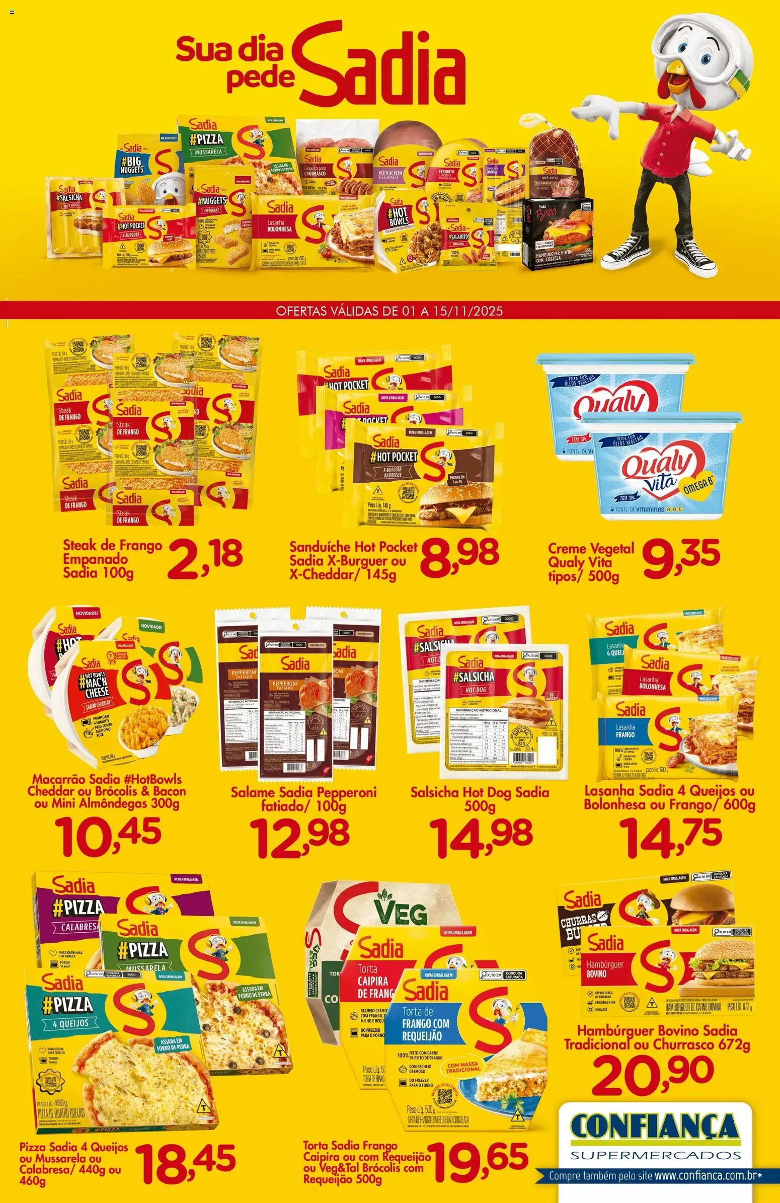 Pré-Visualização do folheto "Ofertas BRF" da loja Confiança válido a partir de 01/11/2025