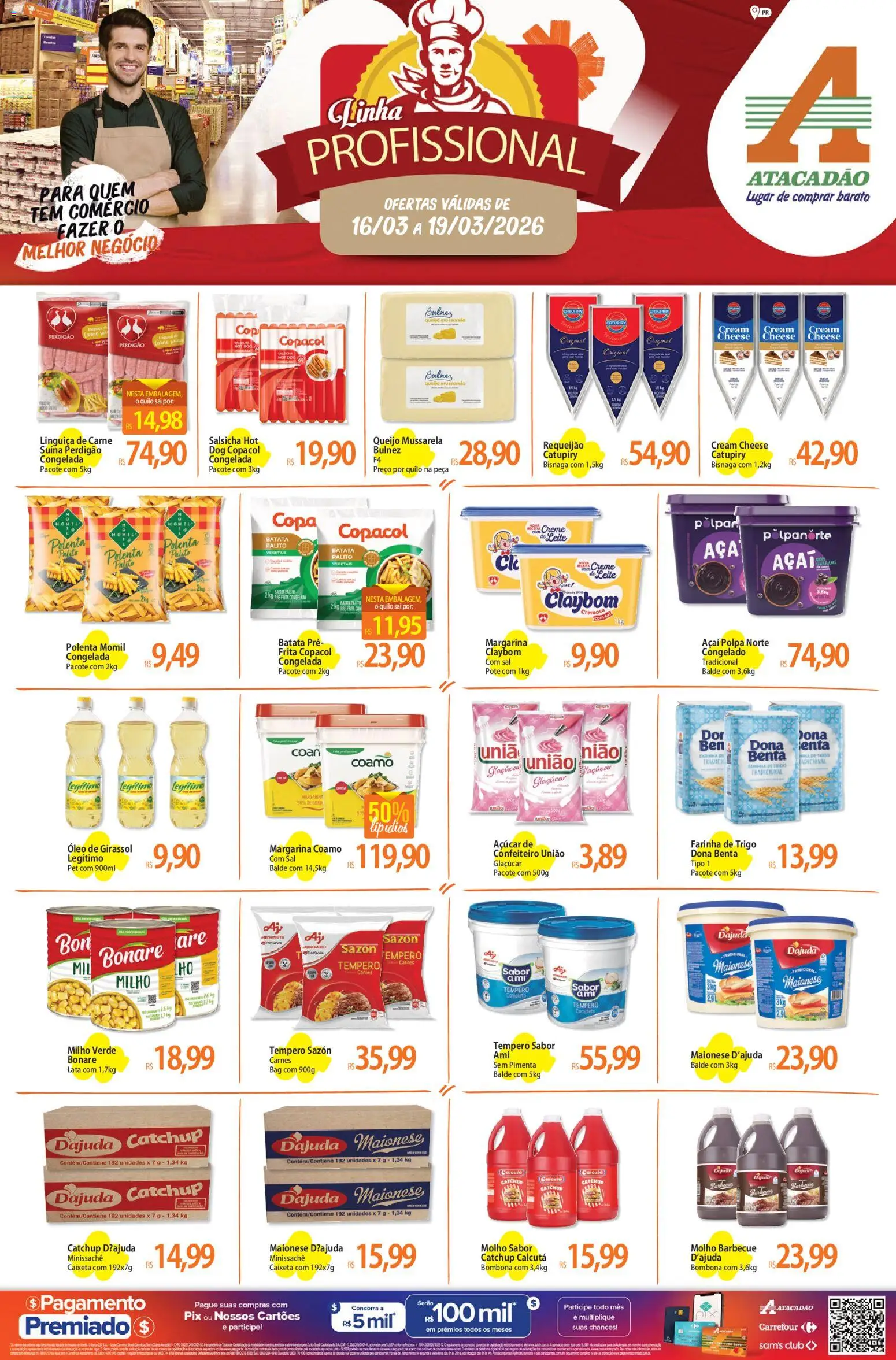 Pré-Visualização do folheto "Atacadão ofertas - PR" da loja Atacadão válido a partir de 16/03/2026