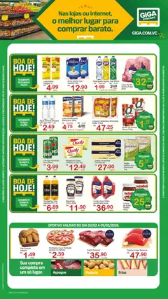 Pré-Visualização do folheto "Ofertas da semana" da loja GIGA Atacado válido a partir de 02/02/2026