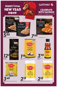 Un aperçu du dépliant Seasonal flyer du magasin Safeway est valide à partir 22 janv. 2026